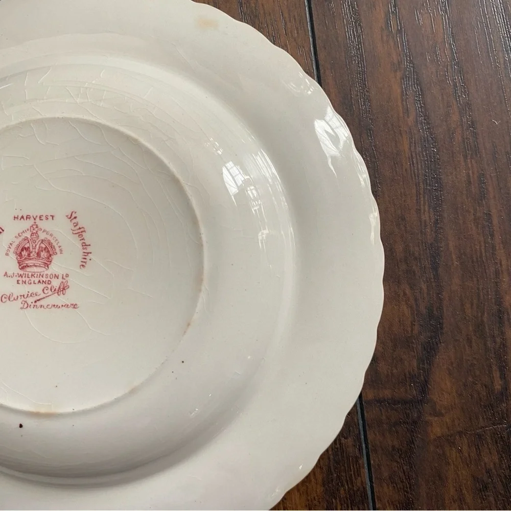 Royal Staffordshire Clarice Cliff Harvest 8